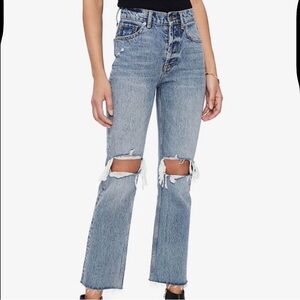 ANINE BING DESTRUCTED PIEDMONT HI RISE JEANS SIZE 24.
NWT